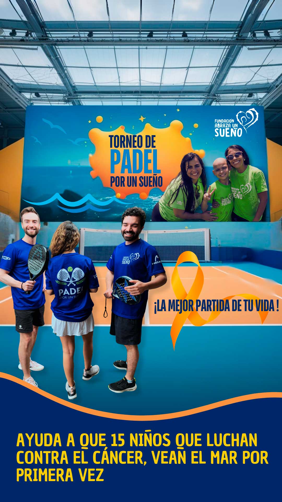 Torneo de padel para cumplir los sueños de niños que luchan contra el cáncer.