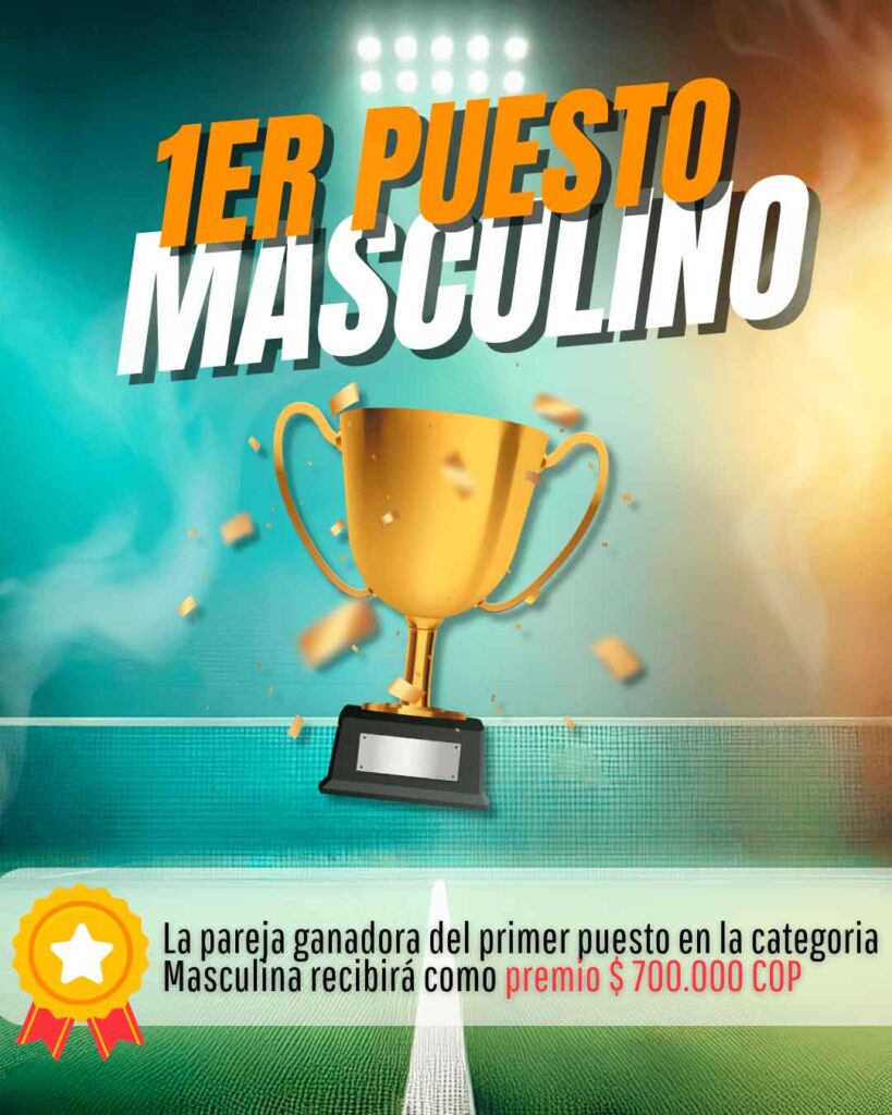1er puesto torneo pádel por un sueño