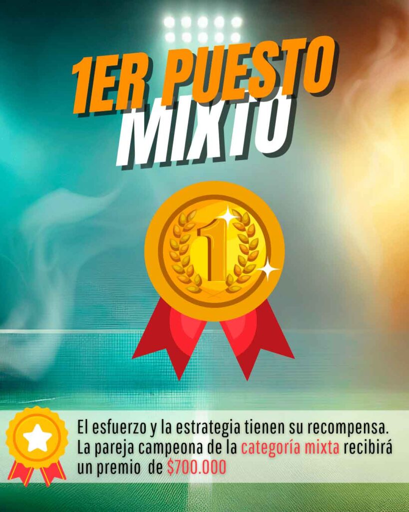 1er puesto categoria mixto