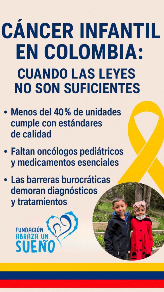 Cáncer infantin en colombia / fundación Abraza un sueño